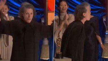 Oscars 2021: Nomadland’s Frances McDormand Howls in Tribute to Late Crew Member While Accepting the Academy Award for Best Motion Picture