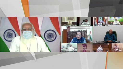 COVID-19 Surge in India: PM Narendra Modi Chairs High-Level Meeting With CMs of 11 States and UTs, Assures Centre’s Full Support