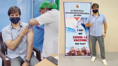 Vivek Oberoi Shares Video of Getting the First Dose of COVID-19 Vaccine – WATCH