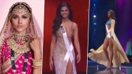 Miss Universe 2020: India&rsquo;s Adline Castelino's Preliminary Round Evening Gown, Bikini and National Costume Saree Look - Everything You Need to Know