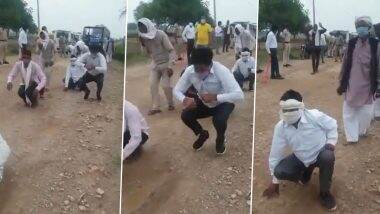 Baraatis Punished With Frog Jumps in MP's Bhind By Cops For Attending Wedding Despite COVID-19 Restrictions (Watch Video)