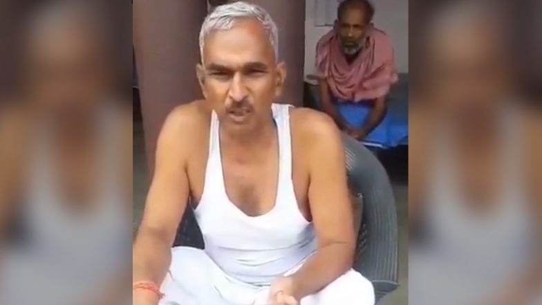 BJP MLA Surendra Singh Recommends Drinking Cow Urine To Beat Coronavirus, Drinks It on Camera (Watch Video)