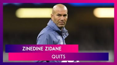 Zinedine Zidane Quits As Head Coach Of Real Madrid