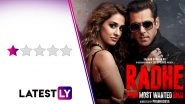 Radhe Movie Review: Salman Khan and Disha Patani&rsquo;s Tone-Deaf Remake of The Outlaws Is Terribly Dated! (LatestLY Exclusive)