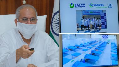 Chhattisgarh CM Bhupesh Baghel Inaugurates Vedanta BALCO’s 100-Bed COVID-19 Field Hospital in Raipur