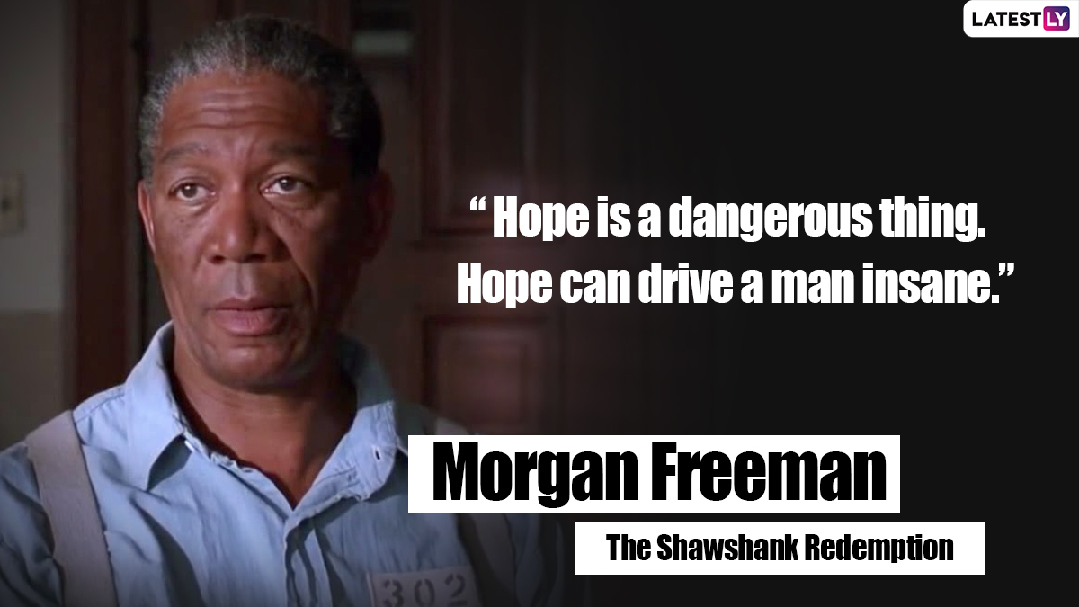 morgan freeman shawshank redemption quotes