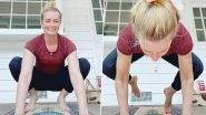 Beth Behrs Makes Yoga Her 40-Day Goal, Shares a Video Performing a Complicated Yoga &ndash; WATCH
