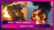 Israel-Hamas Clash in Gaza: India Voices Support For Two State Solution At UN Security Council Meet