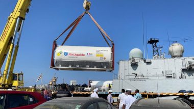 COVID-19 Surge In India: 2nd Shipment of 40 Tons of Oxygen, Donated by France's Air Liquide Group, Reaches Mumbai
