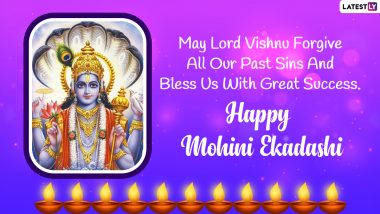 Happy Mohini Ekadashi 2021 HD Images, Greetings & Wishes: Send Quotes, Messages, Telegram Pics, Lord Vishnu Photos & WhatsApp Stickers to Celebrate Ekadashi Vrat