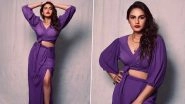 Huma Qureshi Picks a Sexy Purple Dress For The E-Promotions of Army Of The Dead (View Pics)
