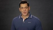 Salman Khan Urges Fans to Say No to Piracy, Says &lsquo;Enjoy Radhe on the Right Platform&rsquo; (Watch Video)