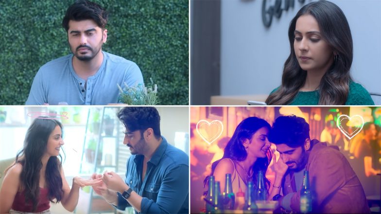 Sardar Ka Grandson Song Dil Nahin Todna: Arjun Kapoor and Rakul Preet Singh Feel Miserable As They Part Ways (Watch video)