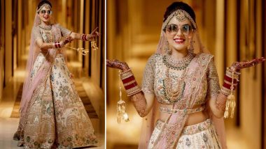 Sugandha Mishra Posts Funky Bridal Pictures From Her Wedding To Sanket Bhonsle