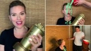 MTV Movie And TV Awards 2021: Scarlett Johansson Gets Slimed by Husband Colin Jost During Her Acceptance Speech (Watch Video)