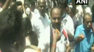 Tamil Nadu Assembly Elections Results 2021: Despite EC Ban on Victory Processions, DMK Workers Celebrate Outside Party Headquarters in Chennai