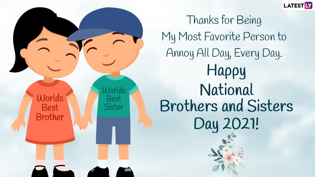 Happy Brothers And Sisters Day 2024 Date Emalia Norine