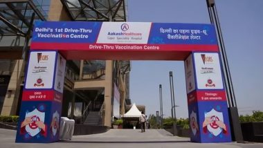 Delhi Drive-Through Vaccination: 70 People Inoculated on Opening Day at Vegas Mall Vaccination Centre in Dwarka