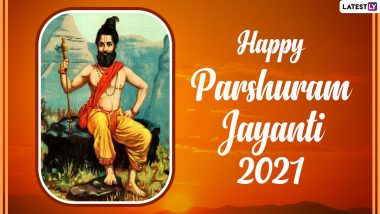 Lord Parshuram Jayanti 2021 Wishes and WhatsApp Stickers: Facebook HD Images, Akshaya Tritiya Signal Messages, Telegram Photos and Greetings to Celebrate Lord Parshuram Birth Anniversary