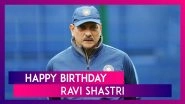 Ravi Shastri Turns 59: Ajinkya Rahane, BCCI, Rishabh Pant & Others Wish Indian Coach on His Birthday