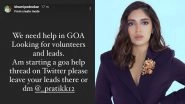 Bhumi Pednekar Seeks Volunteers And Leads In Goa To Help The State Fight The Second Wave Of COVID-19