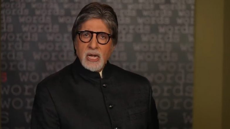 Amitabh Bachchan Recites Late Father and Poet Harivansh Rai Bachchan’s Words; Asks Everyone to Come Together To Defeat COVID-19 (Watch Video)