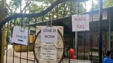 Bengaluru’s Chamrajpet Crematorium Displays ‘Housefull’ Board Due to Surge in COVID-19 Deaths