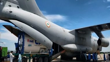 India News | IAF Brings Oxygen Containers from 3 Countries