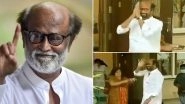 Annaatthe: Rajinikanth Is Back Home After Completing the Film&rsquo;s Shoot, Gets a Desi Welcome From Wife Latha (Watch Video)