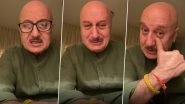 Anupam Kher Completes 37 Years in Films, Actor Credits His Debut Movie 'Saaransh' for Achieving the Milestone in His Career (Watch Video)