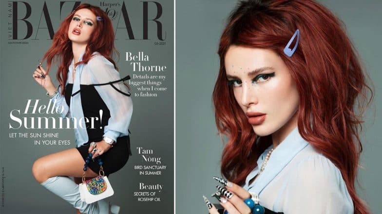 XXX OnlyFans Hottie Bella Thorne Stuns In Unique Outfits As She Features In Harper's Bazaar Magazine; See Pics