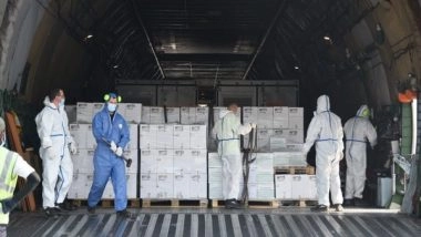 World News | COVID-19: Three Oxygen Generators, 1,000 Ventilators Arrive from UK