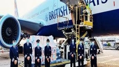 World News | COVID-19:  British Airways Sends Vital Oxygen Supplies to India