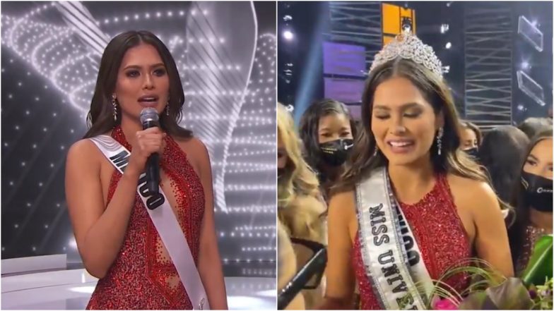 Best Winning Answer of Miss Universe 2020 Andrea Meza, Watch Video of Miss Mexico From Question-Answer Round That Helped Her Win the Crown