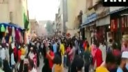 India News | People Throng Markets in Hyderabad for Eid Shopping Flouting Social Distancing Norms
