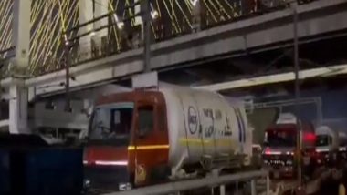 India News | Oxygen Expresses Transport 718 Metric Tonnes of Liquid Medical Oxygen on Saturday, the Highest Single-day Load