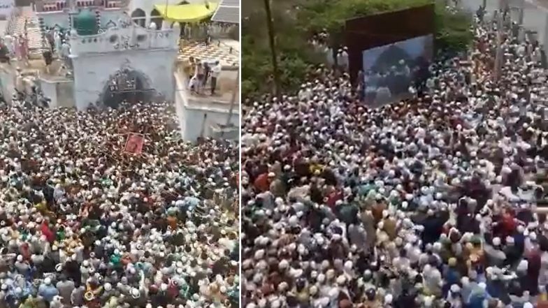 COVID-19 Norms Flouted in UP: Thousands Gather During Funeral of Zila Qazi in Budaun; Police Register Case