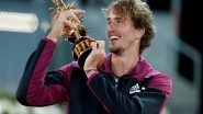 Madrid Open 2021 Finals: Alexander Zverev Clinch Beats Matteo Berrettini, Lift His Fourth ATP Masters 1000 Trophy