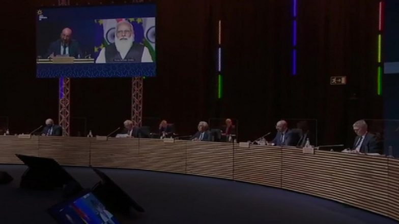 PM Narendra Modi Virtually Participates As Special Invitee in Meeting of European Council