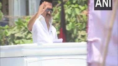 India News | Tamil Nadu Assembly Elections: DMK President MK Stalin Leads from Kolathur Assembly Constituency