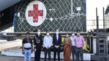 World News | COVID-19: Shipment Carrying Second Part of Oxygen Generating Plant from Germany Arrives in India