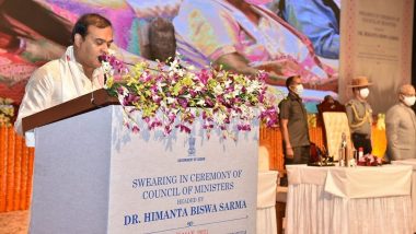 PM Narendra Modi, Amit Shah Congratulate Himanta Biswa Sarma on Taking Oath As Assam CM