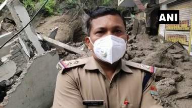 Cloudburst in Uttarakhand’s Devprayag Causes Inundation of Areas Along Banks of River Shanta (Watch Video)