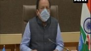 India News | Harsh Vardhan to Interact with Health Ministers of UP, Andhra, MP, Gujarat to Review COVID-19 Situation