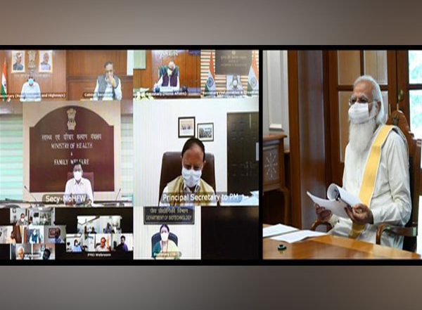 India News | PM Modi Chairs High-level Meeting on COVID-19 Situation, Vaccination
