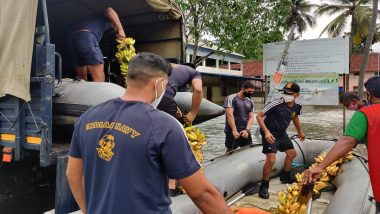 Cyclone Tauktae: 3 Indian Navy Diving Teams Deployed For Providing Assistance to Flood-Hit Villages of Kerala's Kochi District