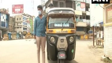 India News | Karnataka: Auto-driver in Kalaburagi Offers Free Service to COVID-19 Patients