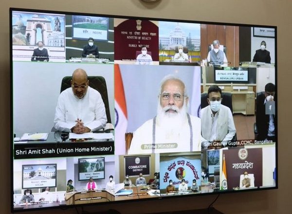 PM Narendra Modi Holds Meeting with Field Officials From States, Districts on COVID-19 Management