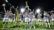 Cristiano Ronaldo, Paulo Dybala, Gianluigi Buffon, Andrea Pirlo Wild Celebrations With Team Juventus After Winning Coppa Italia 2021 Title (Watch Videos)