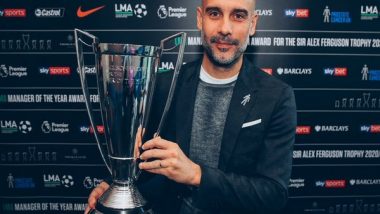 Pep Guardiola Wins Sir Alex Ferguson Trophy for LMA Manager of the Year